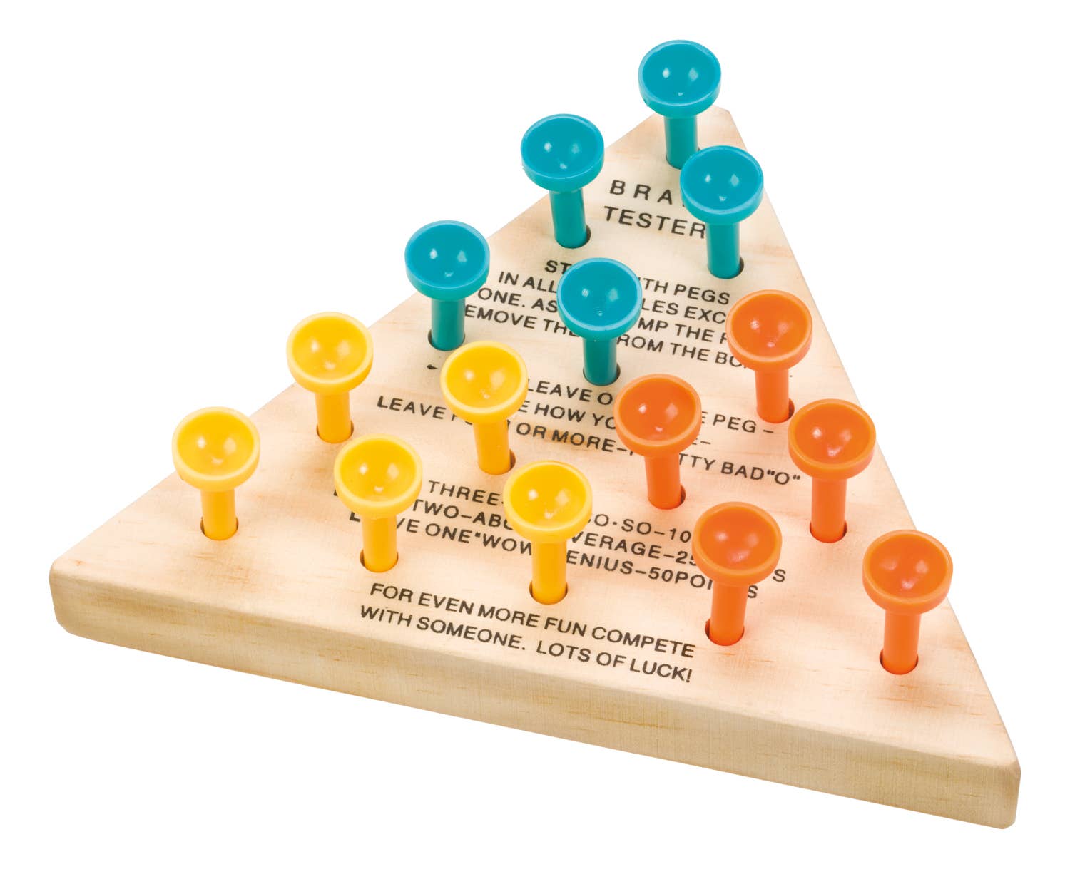 Neato! Classic Wooden Peg Game | Travel Size | Office Desk Size - 7am Epiphany Design & Marketing